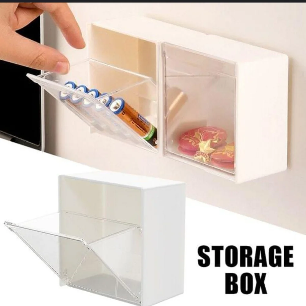 Multipurpose wall mounted storage box